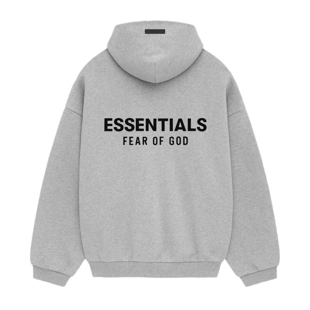 Essentials Fear of God M Light heather gray hoodie(192HO246258F)(0715) - Picture 2 of 3